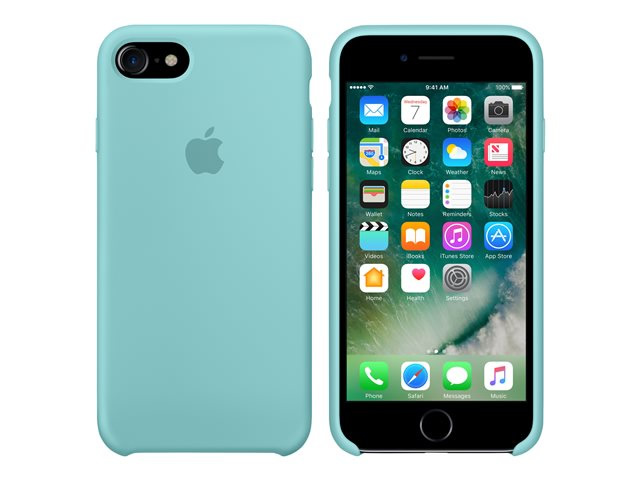 Iphone 7 Funda Silicona Sea Blue